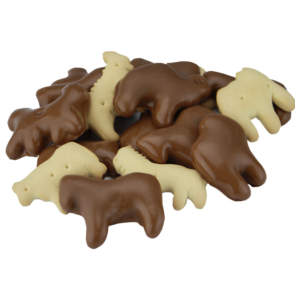 Milk Chocolate Covered Animal Crackers 6 oz. Bag